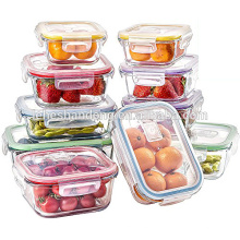 New design bento box container glass for wholesales